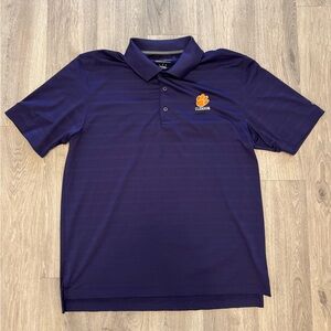 Clemson Tigers Champion Short Sleeve Polo Golf Shirt Purple Men’s Medium